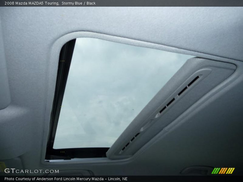 Stormy Blue / Black 2008 Mazda MAZDA5 Touring