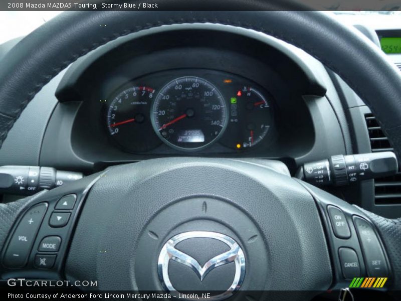 Stormy Blue / Black 2008 Mazda MAZDA5 Touring