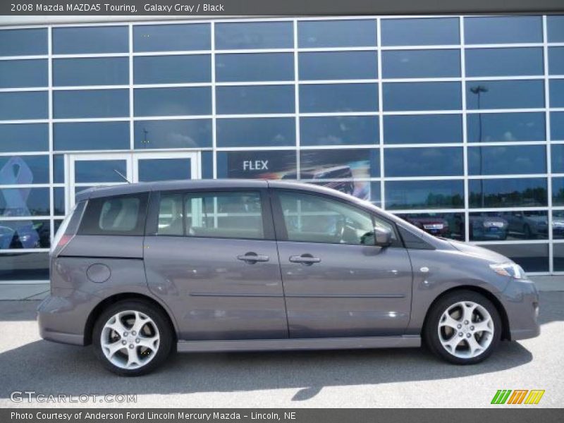 Galaxy Gray / Black 2008 Mazda MAZDA5 Touring
