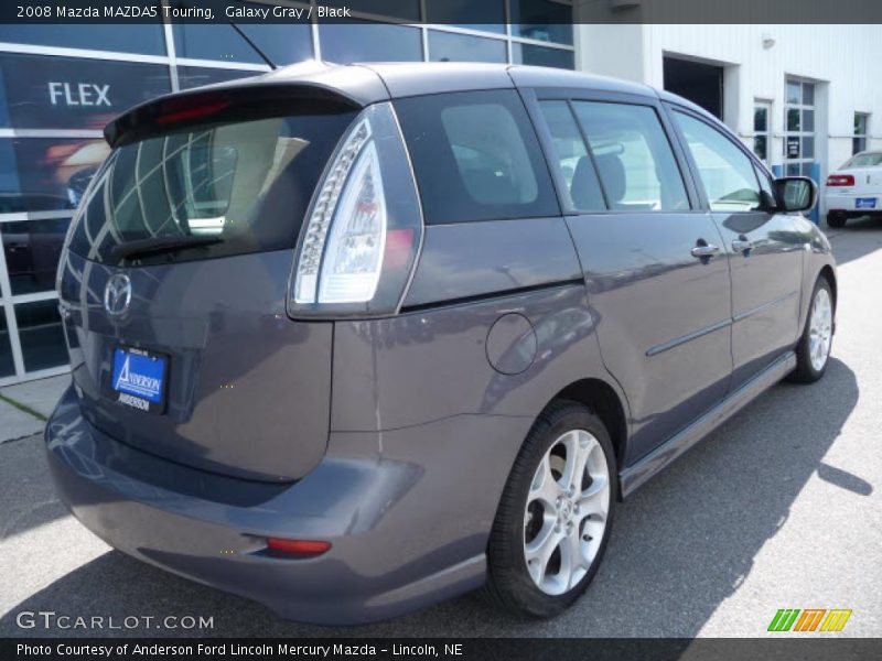 Galaxy Gray / Black 2008 Mazda MAZDA5 Touring