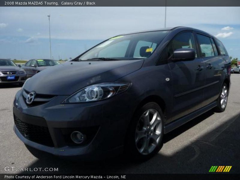 Galaxy Gray / Black 2008 Mazda MAZDA5 Touring