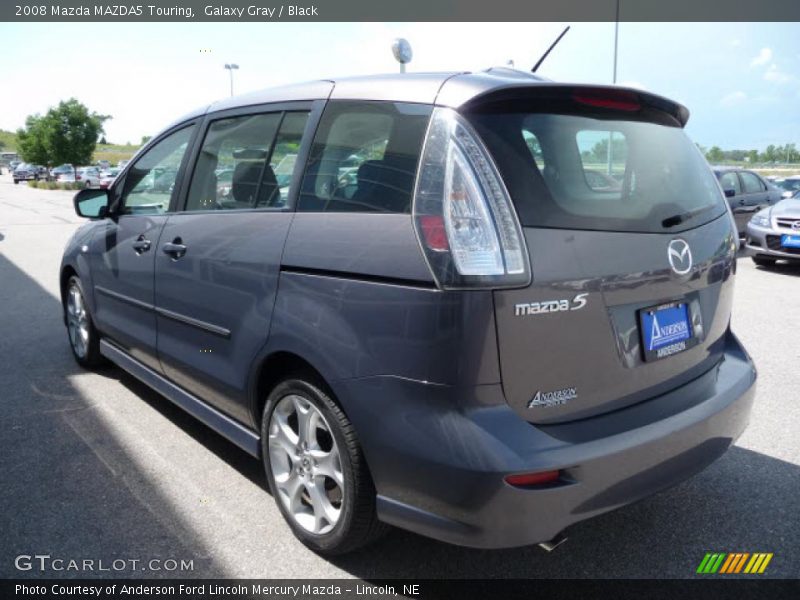 Galaxy Gray / Black 2008 Mazda MAZDA5 Touring