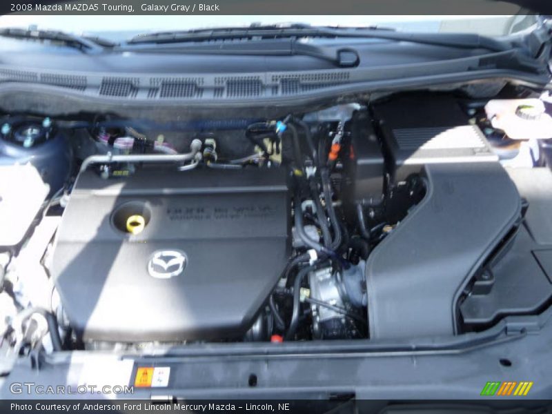 Galaxy Gray / Black 2008 Mazda MAZDA5 Touring