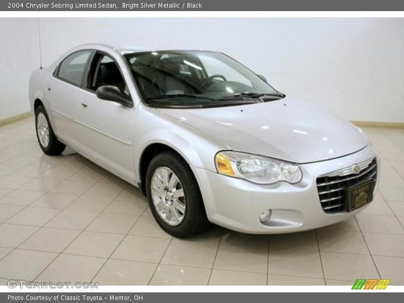 Bright Silver Metallic / Black 2004 Chrysler Sebring Limited Sedan