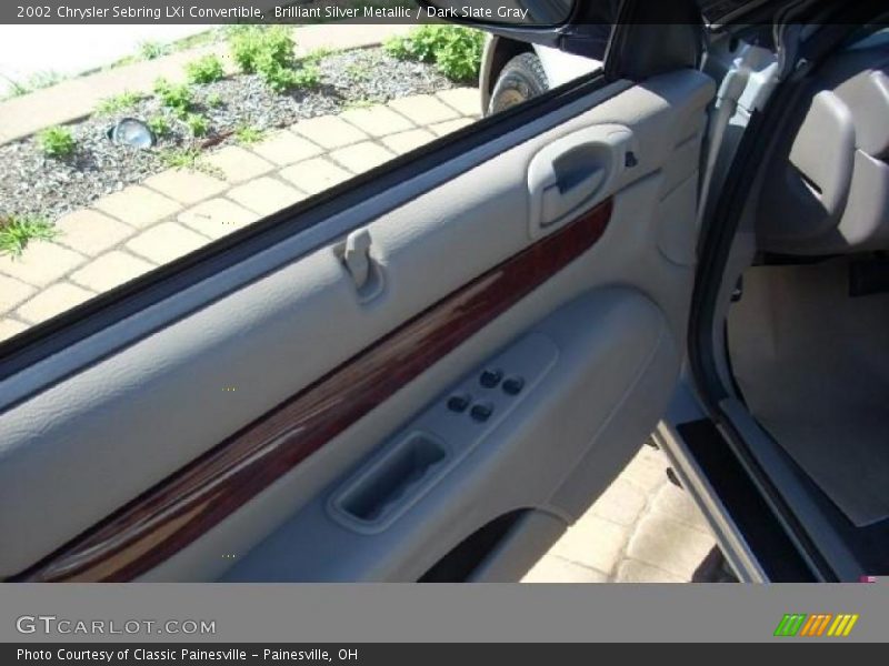 Brilliant Silver Metallic / Dark Slate Gray 2002 Chrysler Sebring LXi Convertible