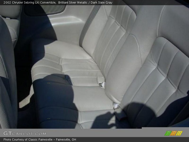 Brilliant Silver Metallic / Dark Slate Gray 2002 Chrysler Sebring LXi Convertible