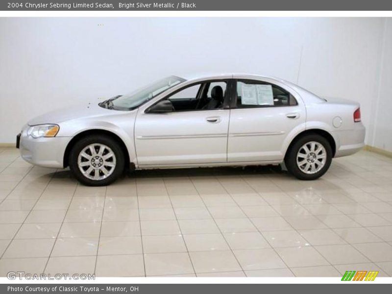 Bright Silver Metallic / Black 2004 Chrysler Sebring Limited Sedan