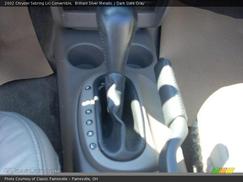 Brilliant Silver Metallic / Dark Slate Gray 2002 Chrysler Sebring LXi Convertible