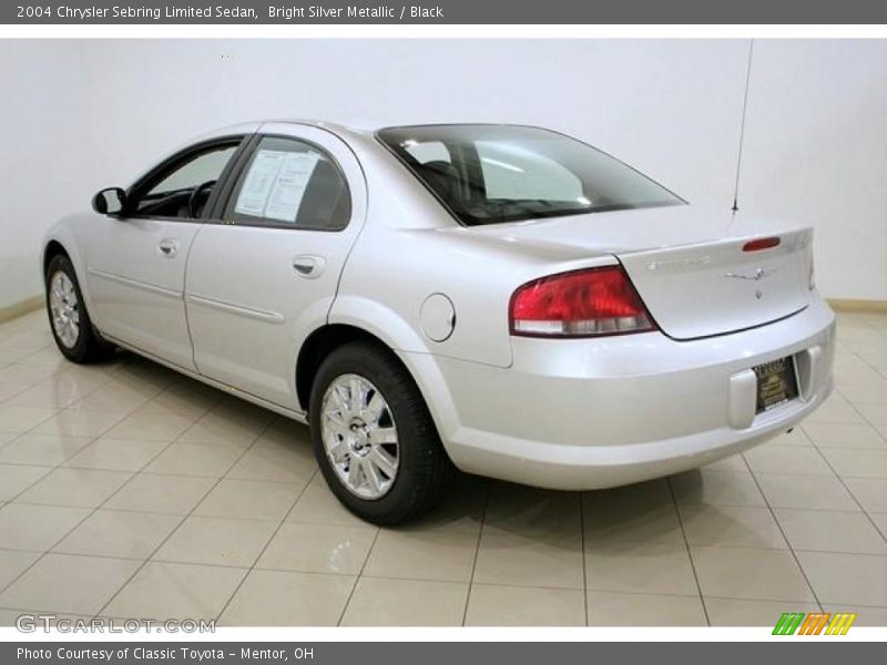 Bright Silver Metallic / Black 2004 Chrysler Sebring Limited Sedan
