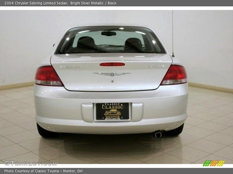 Bright Silver Metallic / Black 2004 Chrysler Sebring Limited Sedan