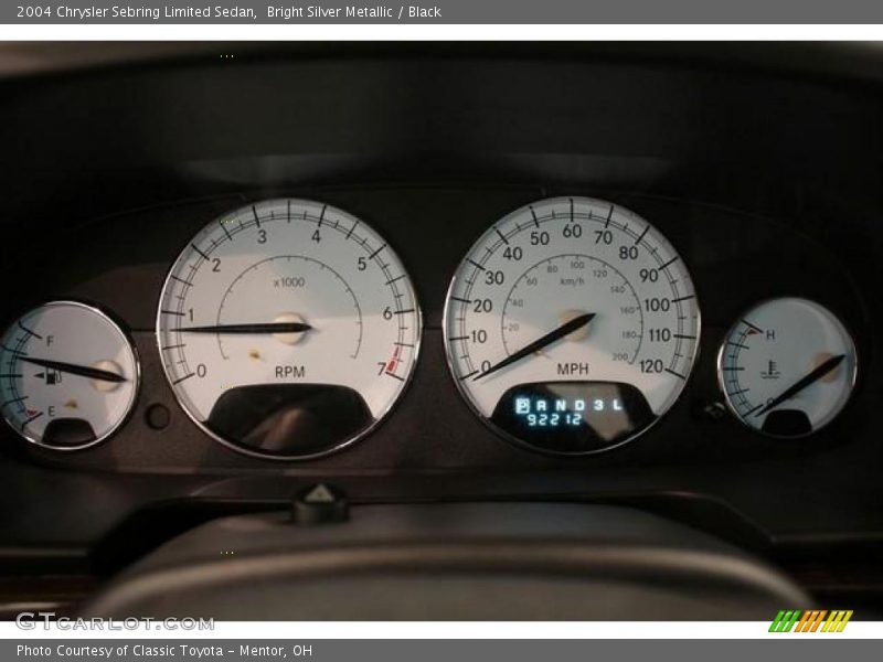 Bright Silver Metallic / Black 2004 Chrysler Sebring Limited Sedan