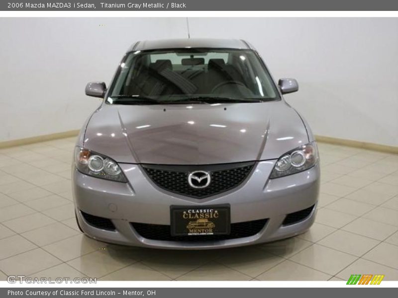 Titanium Gray Metallic / Black 2006 Mazda MAZDA3 i Sedan