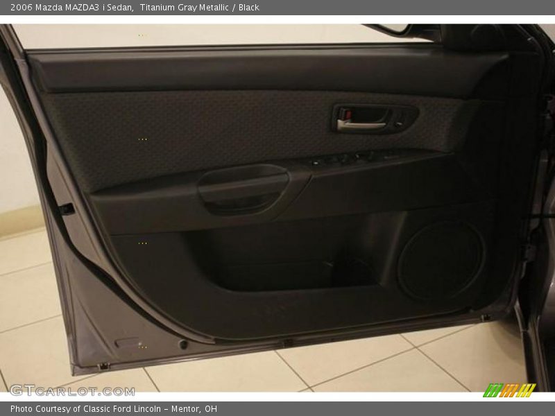Titanium Gray Metallic / Black 2006 Mazda MAZDA3 i Sedan