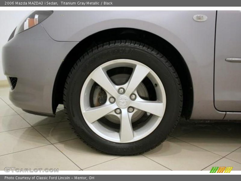 Titanium Gray Metallic / Black 2006 Mazda MAZDA3 i Sedan