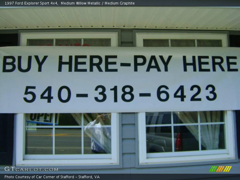 Medium Willow Metallic / Medium Graphite 1997 Ford Explorer Sport 4x4