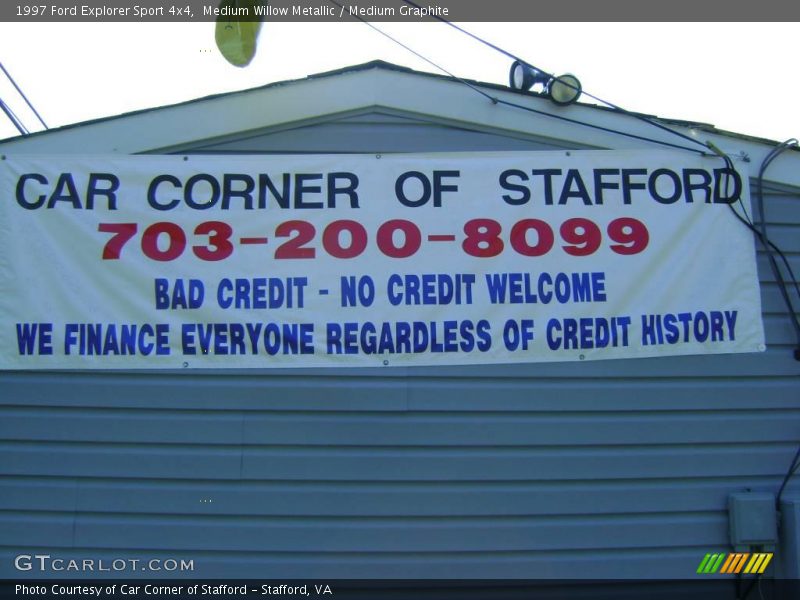 Medium Willow Metallic / Medium Graphite 1997 Ford Explorer Sport 4x4