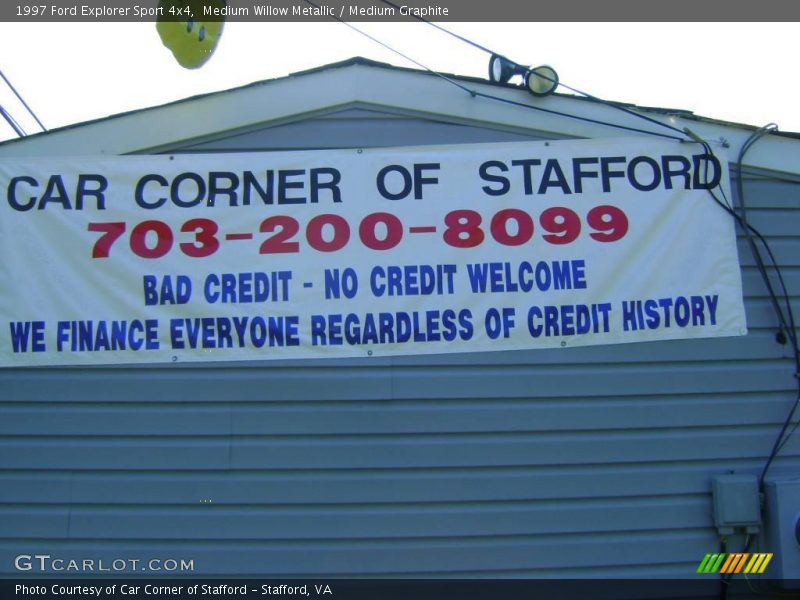 Medium Willow Metallic / Medium Graphite 1997 Ford Explorer Sport 4x4