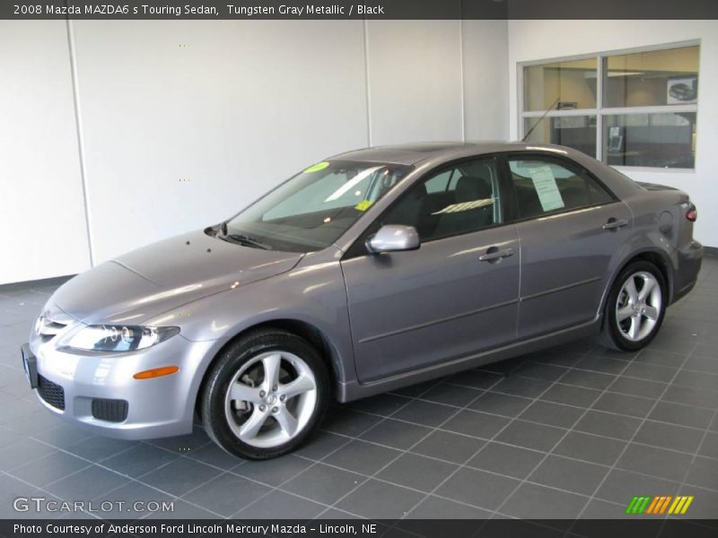 Tungsten Gray Metallic / Black 2008 Mazda MAZDA6 s Touring Sedan
