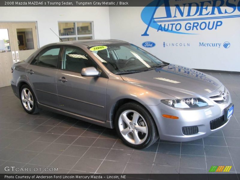 Tungsten Gray Metallic / Black 2008 Mazda MAZDA6 s Touring Sedan