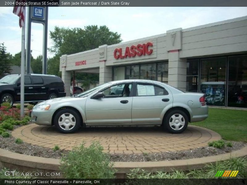 Satin Jade Pearlcoat / Dark Slate Gray 2004 Dodge Stratus SE Sedan