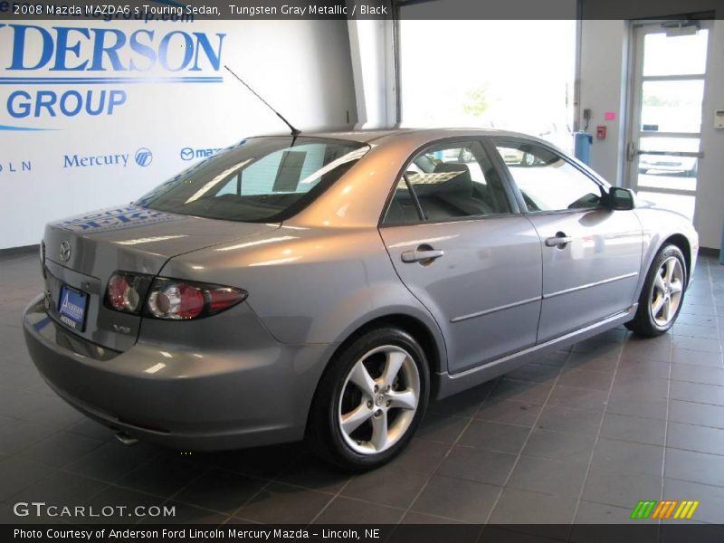 Tungsten Gray Metallic / Black 2008 Mazda MAZDA6 s Touring Sedan