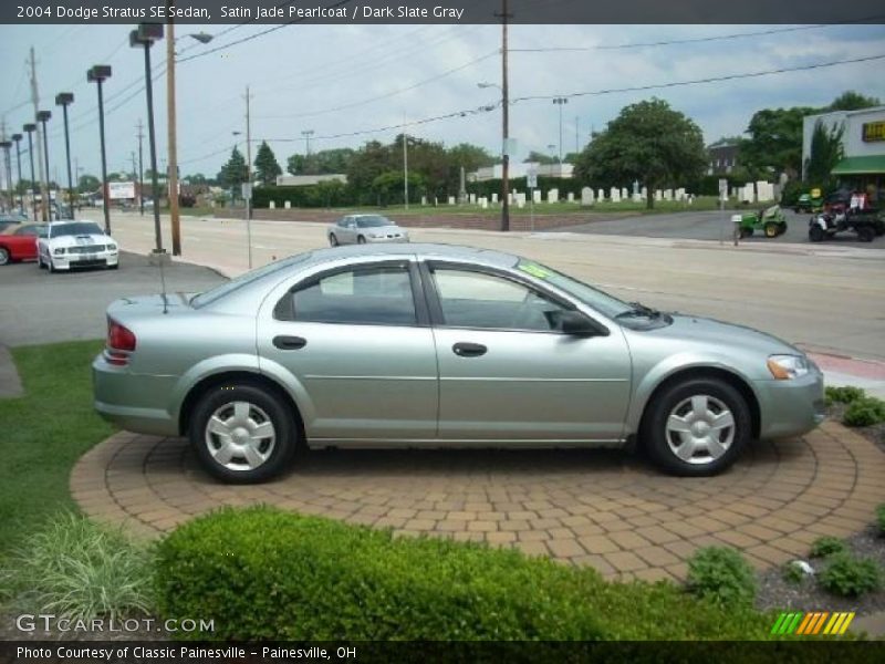 Satin Jade Pearlcoat / Dark Slate Gray 2004 Dodge Stratus SE Sedan