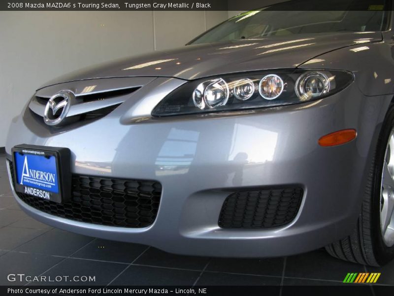 Tungsten Gray Metallic / Black 2008 Mazda MAZDA6 s Touring Sedan