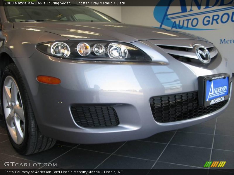 Tungsten Gray Metallic / Black 2008 Mazda MAZDA6 s Touring Sedan