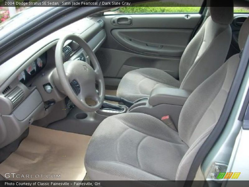 Satin Jade Pearlcoat / Dark Slate Gray 2004 Dodge Stratus SE Sedan