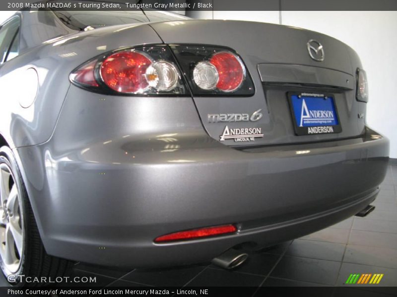 Tungsten Gray Metallic / Black 2008 Mazda MAZDA6 s Touring Sedan