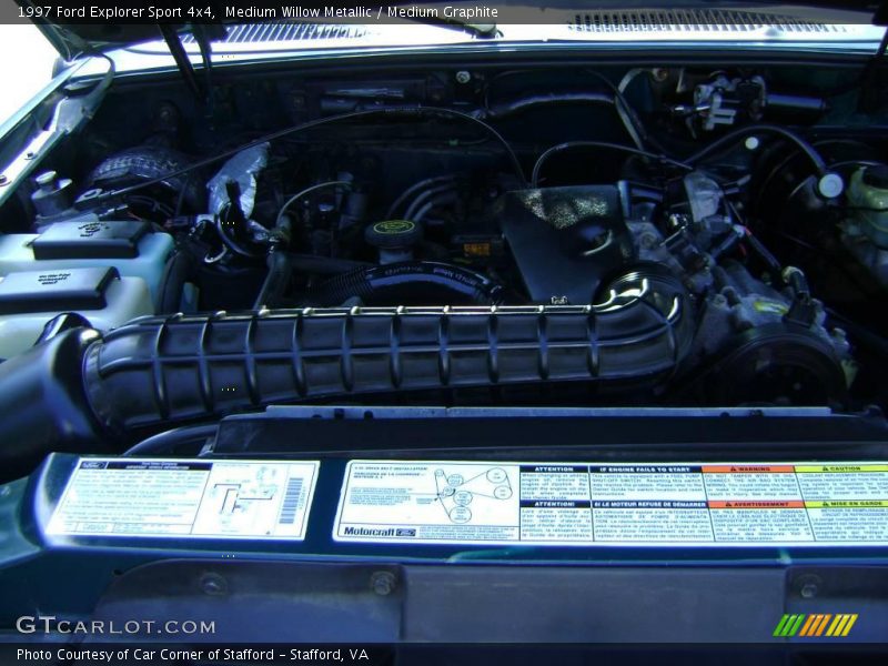 Medium Willow Metallic / Medium Graphite 1997 Ford Explorer Sport 4x4