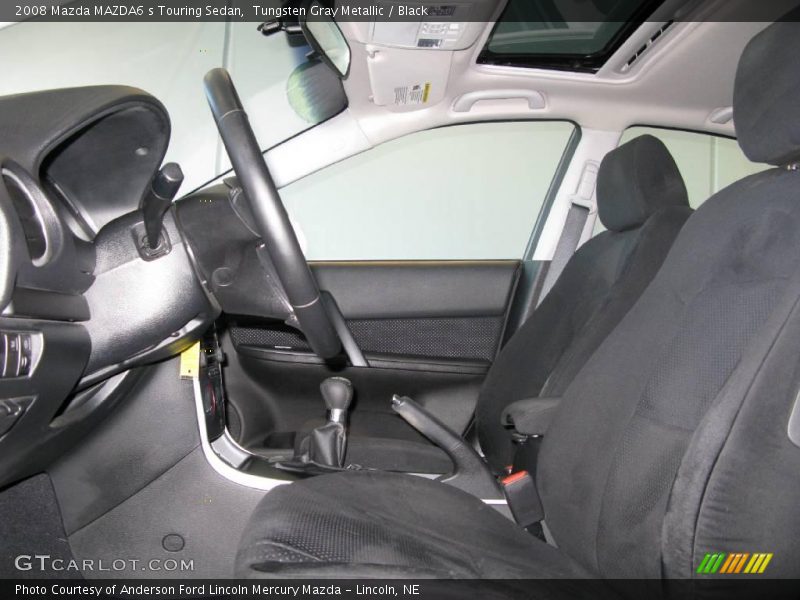Tungsten Gray Metallic / Black 2008 Mazda MAZDA6 s Touring Sedan