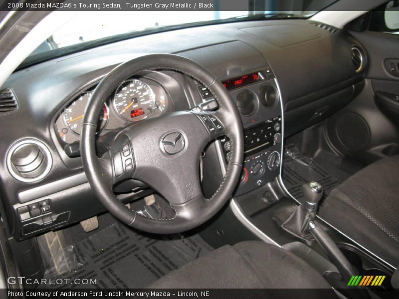 Tungsten Gray Metallic / Black 2008 Mazda MAZDA6 s Touring Sedan
