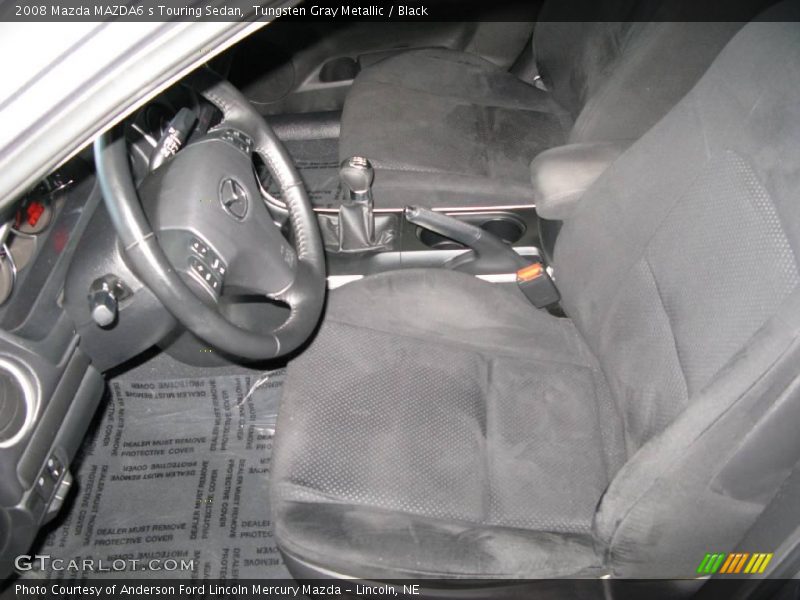 Tungsten Gray Metallic / Black 2008 Mazda MAZDA6 s Touring Sedan