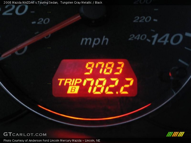 Tungsten Gray Metallic / Black 2008 Mazda MAZDA6 s Touring Sedan