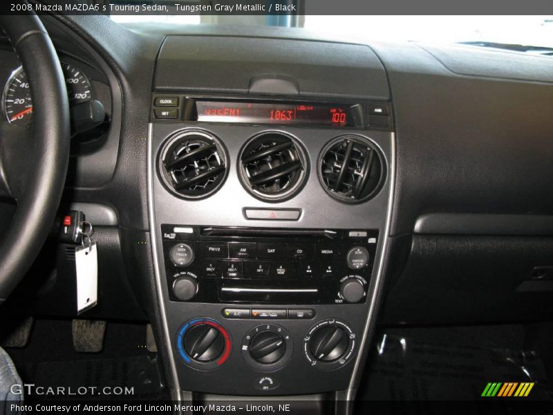 Tungsten Gray Metallic / Black 2008 Mazda MAZDA6 s Touring Sedan