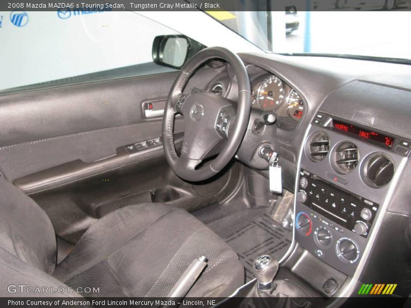 Tungsten Gray Metallic / Black 2008 Mazda MAZDA6 s Touring Sedan