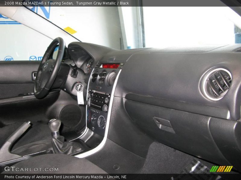 Tungsten Gray Metallic / Black 2008 Mazda MAZDA6 s Touring Sedan