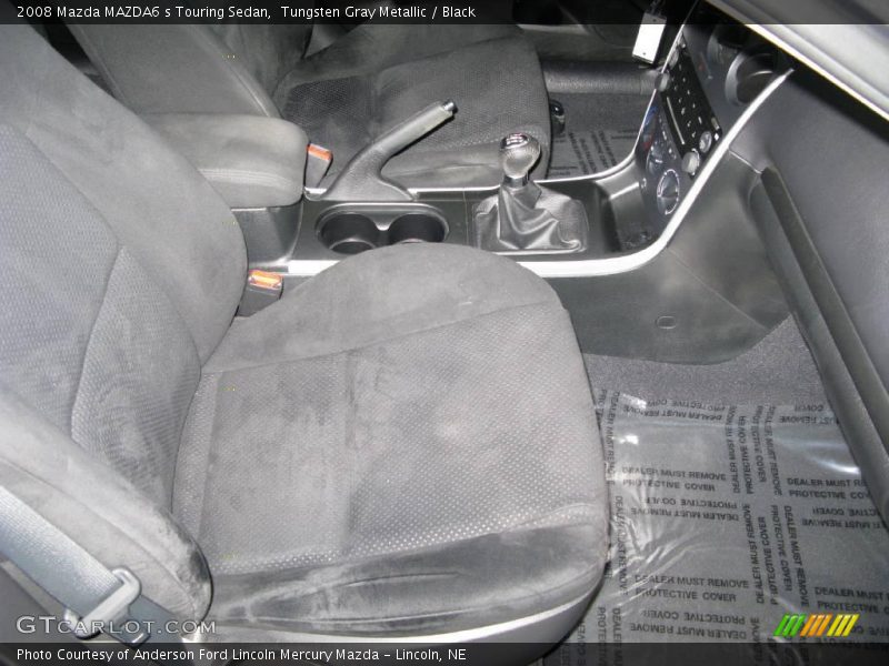 Tungsten Gray Metallic / Black 2008 Mazda MAZDA6 s Touring Sedan