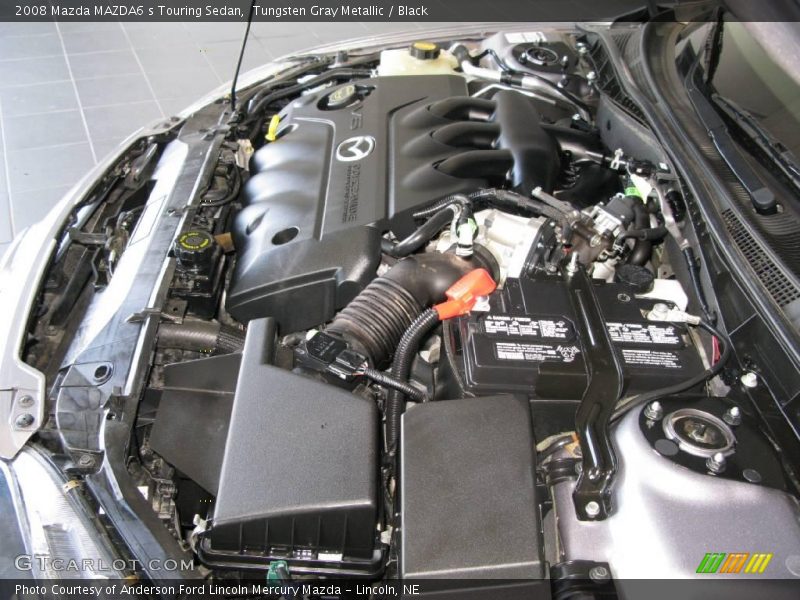 Tungsten Gray Metallic / Black 2008 Mazda MAZDA6 s Touring Sedan
