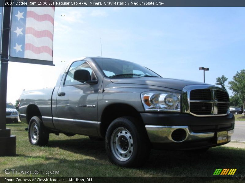 Mineral Gray Metallic / Medium Slate Gray 2007 Dodge Ram 1500 SLT Regular Cab 4x4
