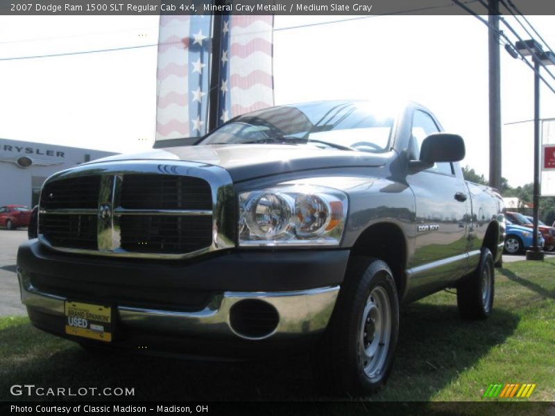 Mineral Gray Metallic / Medium Slate Gray 2007 Dodge Ram 1500 SLT Regular Cab 4x4