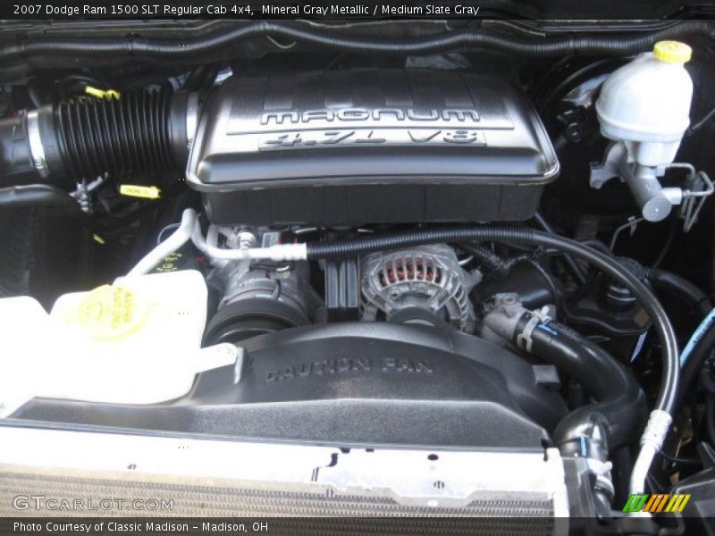 Mineral Gray Metallic / Medium Slate Gray 2007 Dodge Ram 1500 SLT Regular Cab 4x4