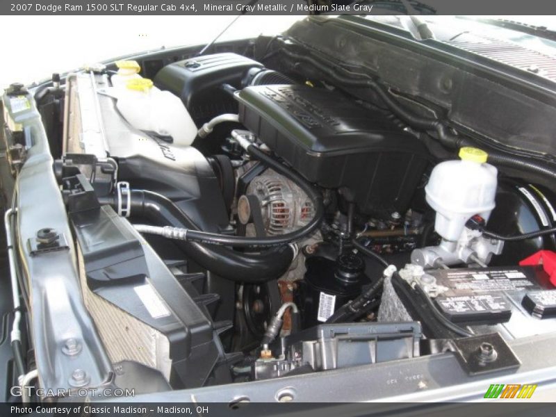 Mineral Gray Metallic / Medium Slate Gray 2007 Dodge Ram 1500 SLT Regular Cab 4x4