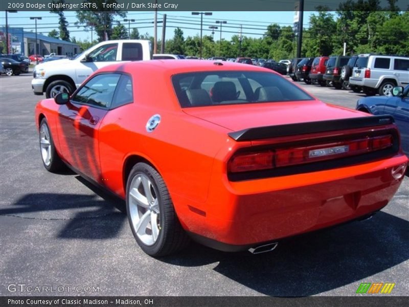TorRed / Dark Slate Gray 2009 Dodge Challenger SRT8