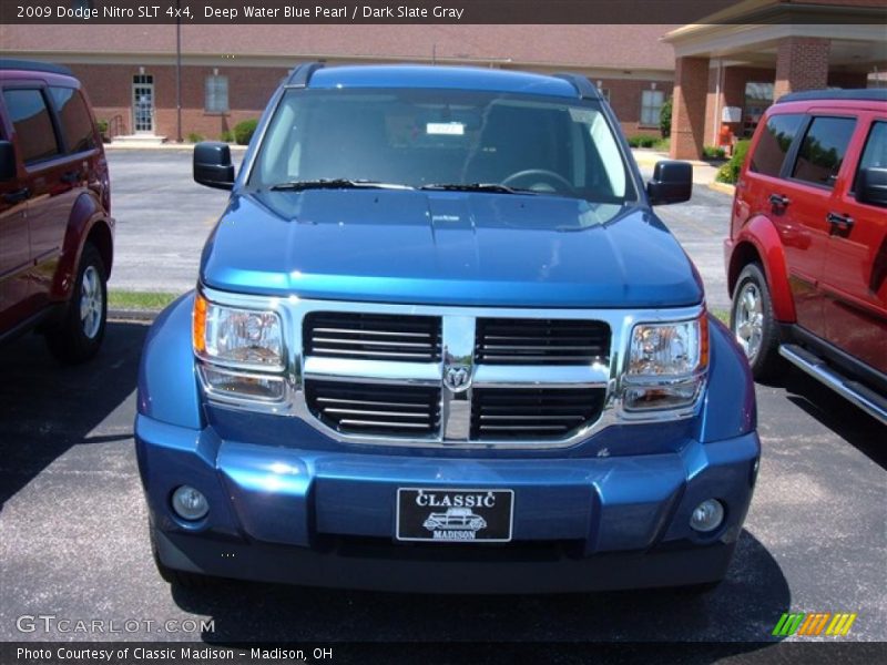Deep Water Blue Pearl / Dark Slate Gray 2009 Dodge Nitro SLT 4x4