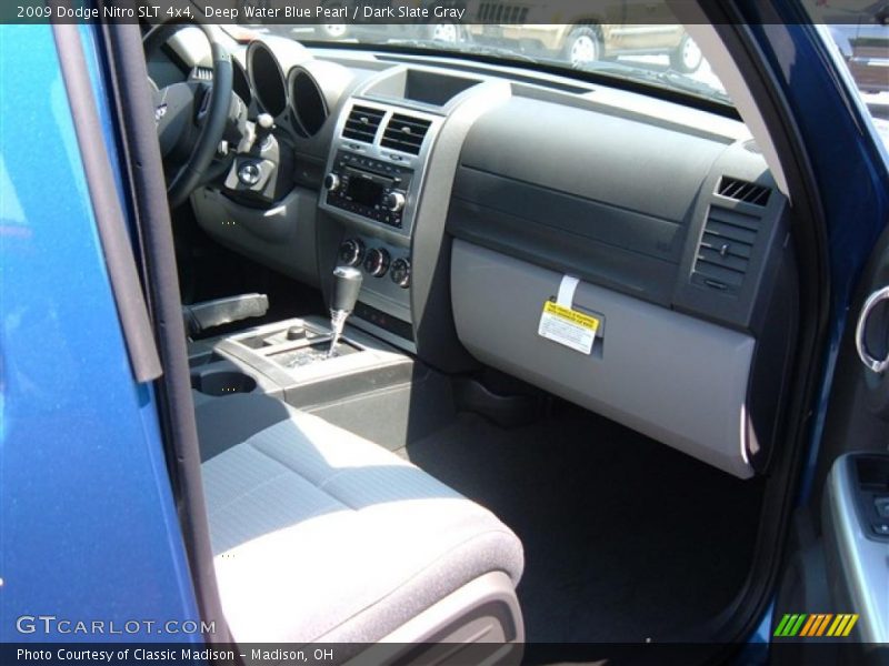 Deep Water Blue Pearl / Dark Slate Gray 2009 Dodge Nitro SLT 4x4