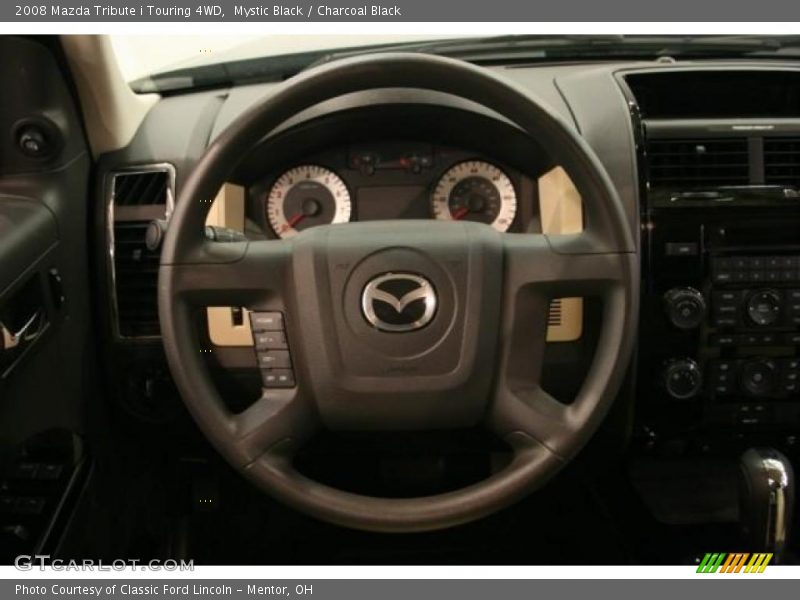 Mystic Black / Charcoal Black 2008 Mazda Tribute i Touring 4WD