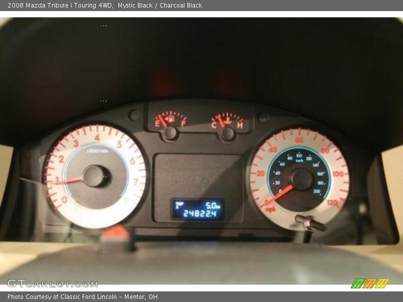 Mystic Black / Charcoal Black 2008 Mazda Tribute i Touring 4WD