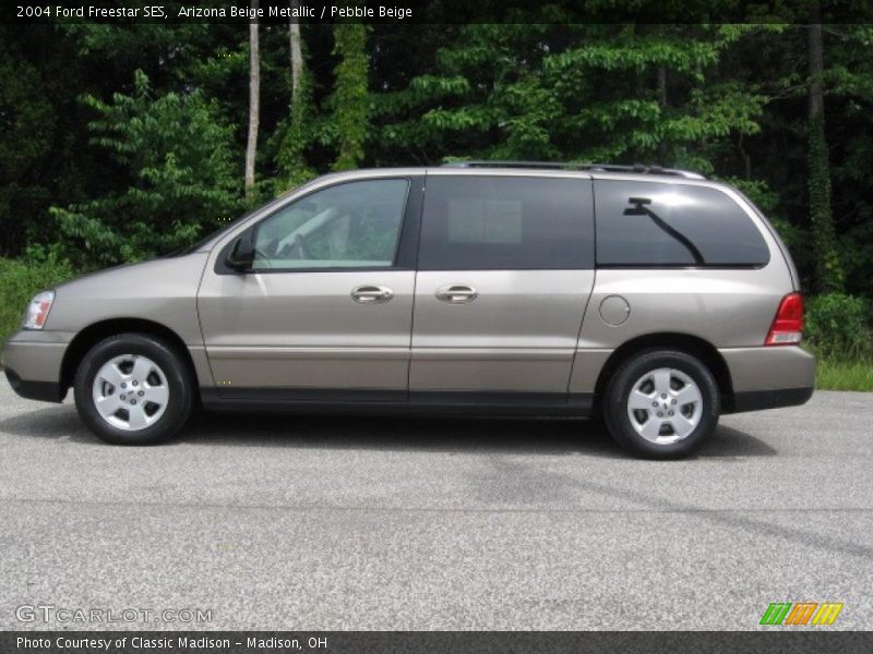 Arizona Beige Metallic / Pebble Beige 2004 Ford Freestar SES
